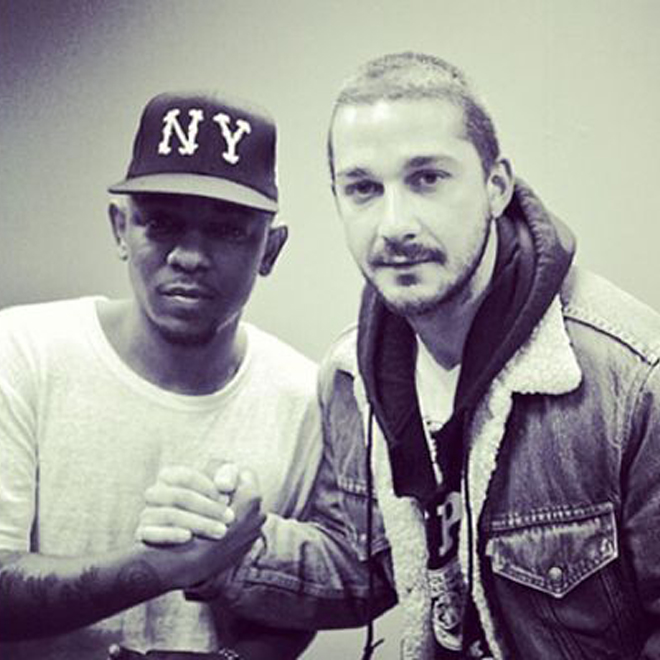 Kendrick Lamar wearing the 40oz "KIDS NY" hat